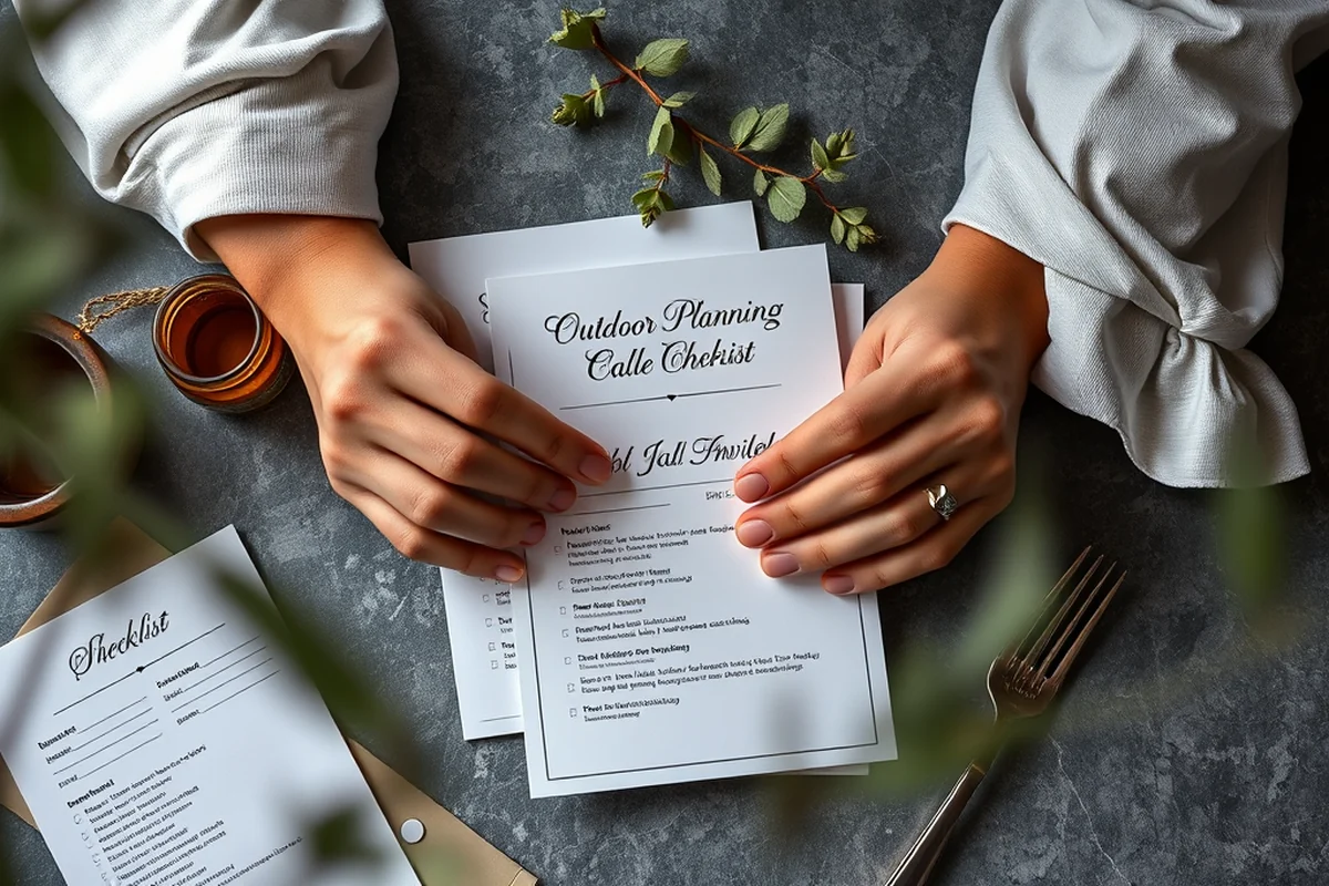 outdoor party planning checklist — Outdoor Party Planning Checklist (the finished result)