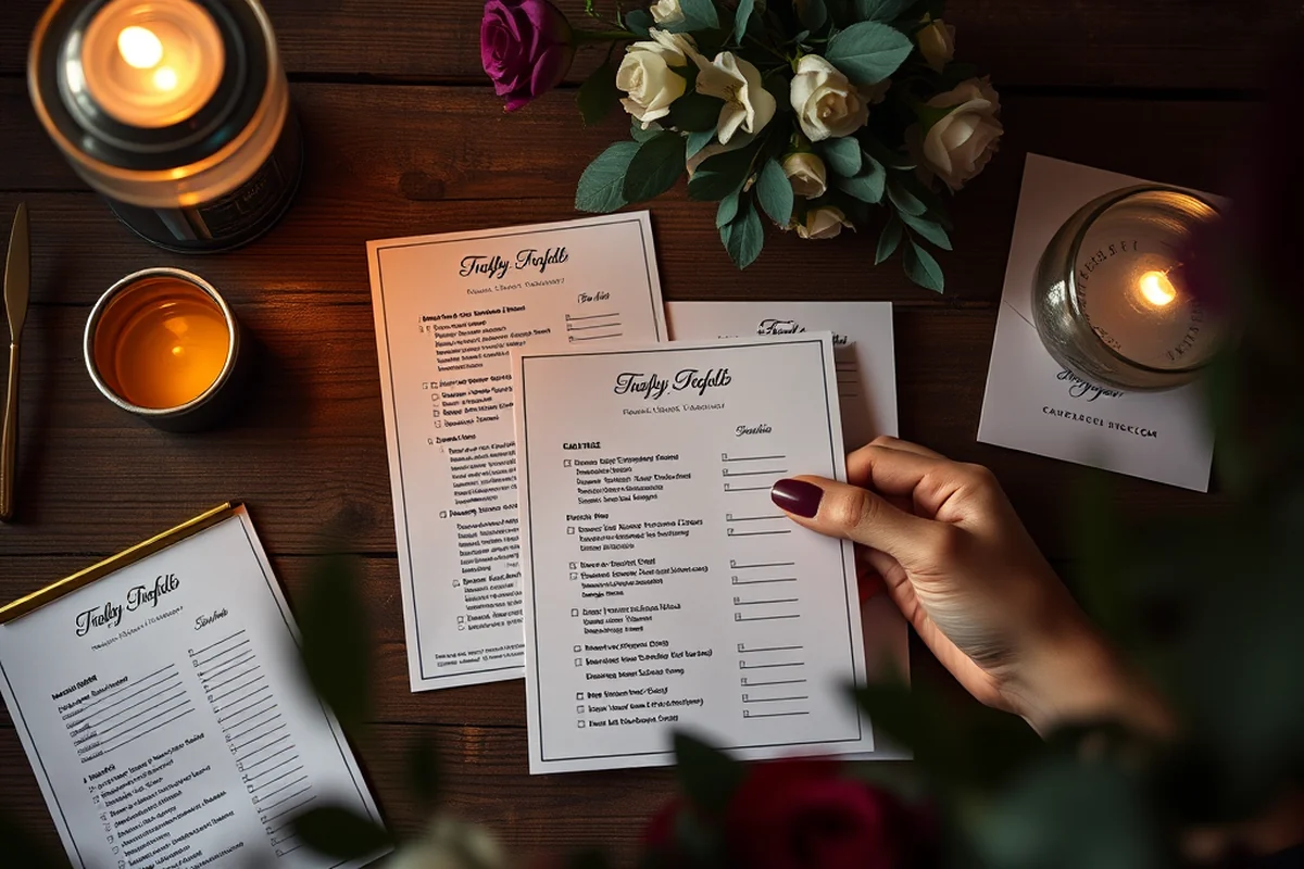 backyard wedding checklist printable — Backyard Wedding Checklist Printable (the finished result)