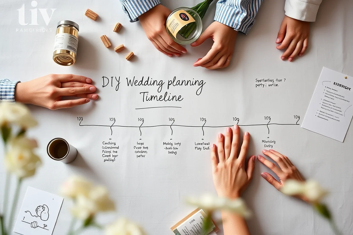diy wedding planning timeline — Diy Wedding Planning Timeline (the finished result)