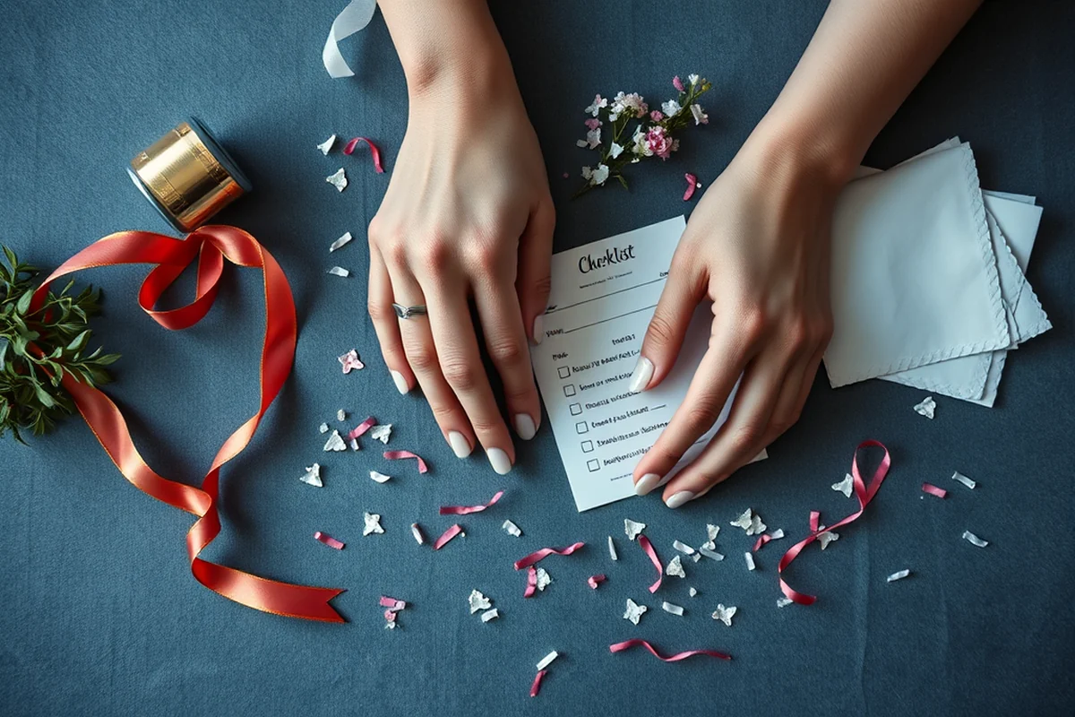 planning a wedding checklist template — Planning A Wedding Checklist Template (the finished result)