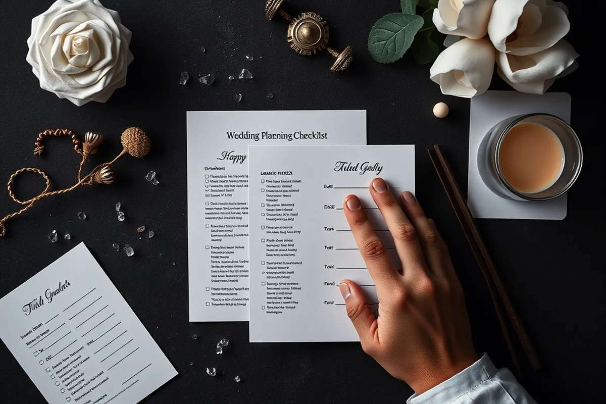 wedding planning checklist template — Wedding Planning Checklist Template (the finished result)