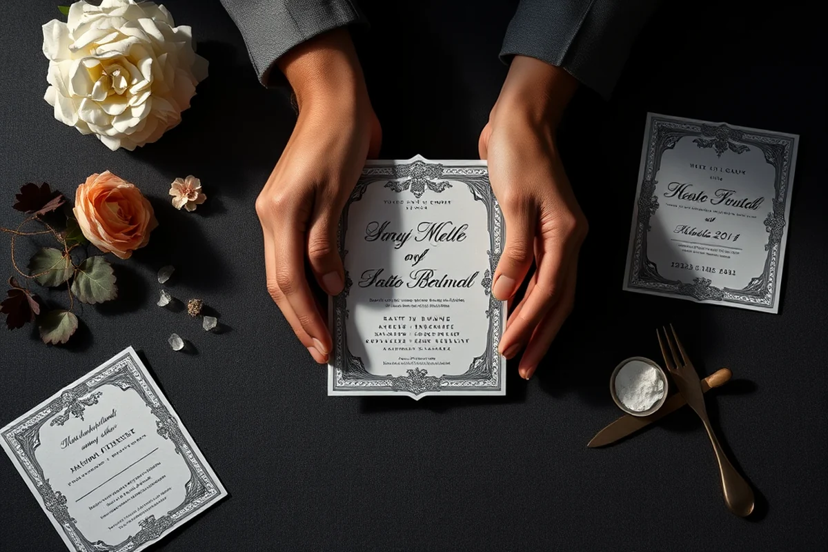 cheap wedding invitations — Cheap Wedding Invitations (the finished result)