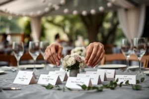 Outdoor Wedding Tent Decor