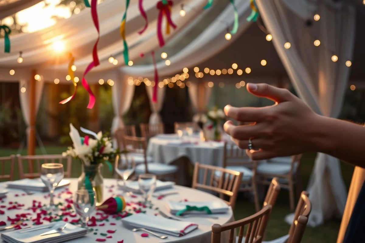 outdoor wedding tent decor — Outdoor Wedding Tent Decor (the finished result)