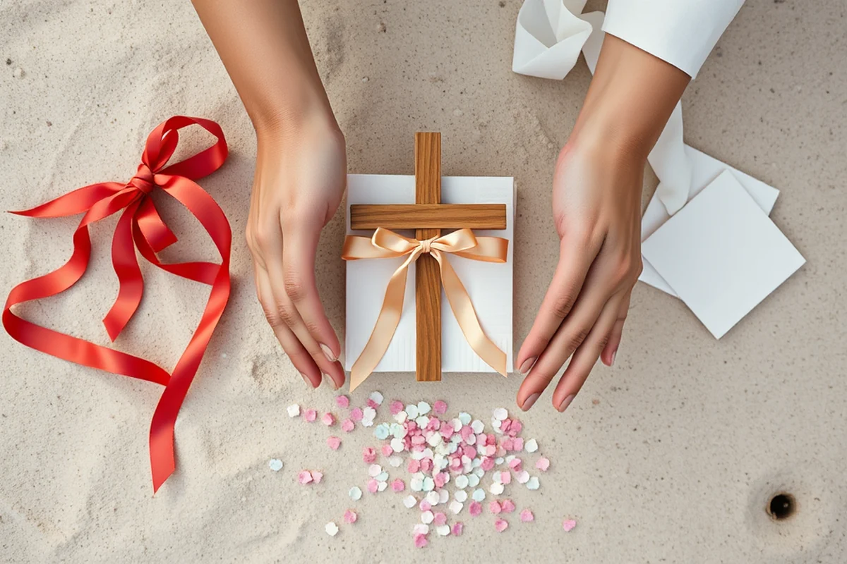 outdoor wedding with cross — Outdoor Wedding With Cross (the finished result)