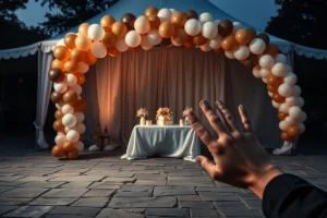 Outdoor Wedding With Tent