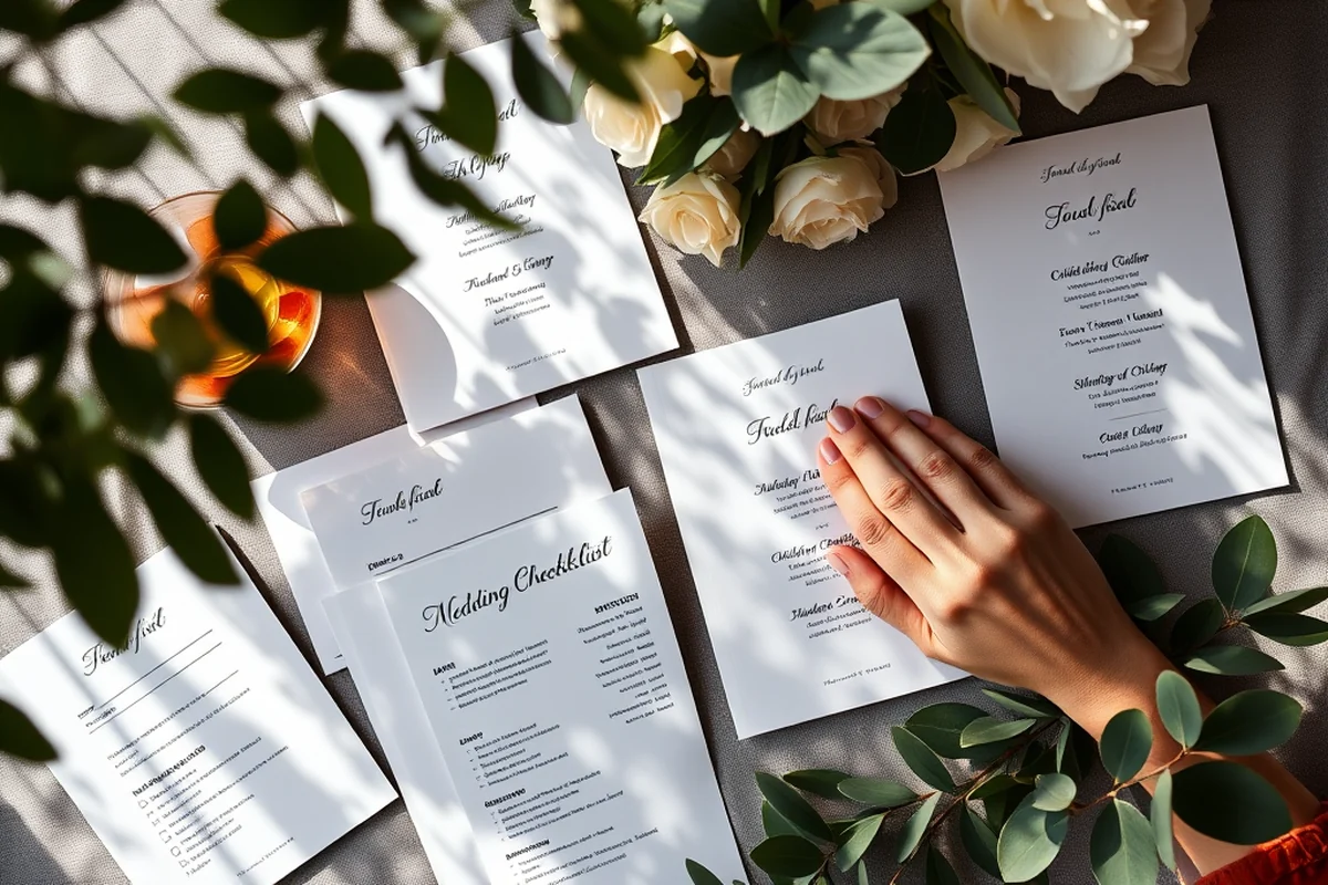 planning a wedding checklist — Planning A Wedding Checklist (the finished result)