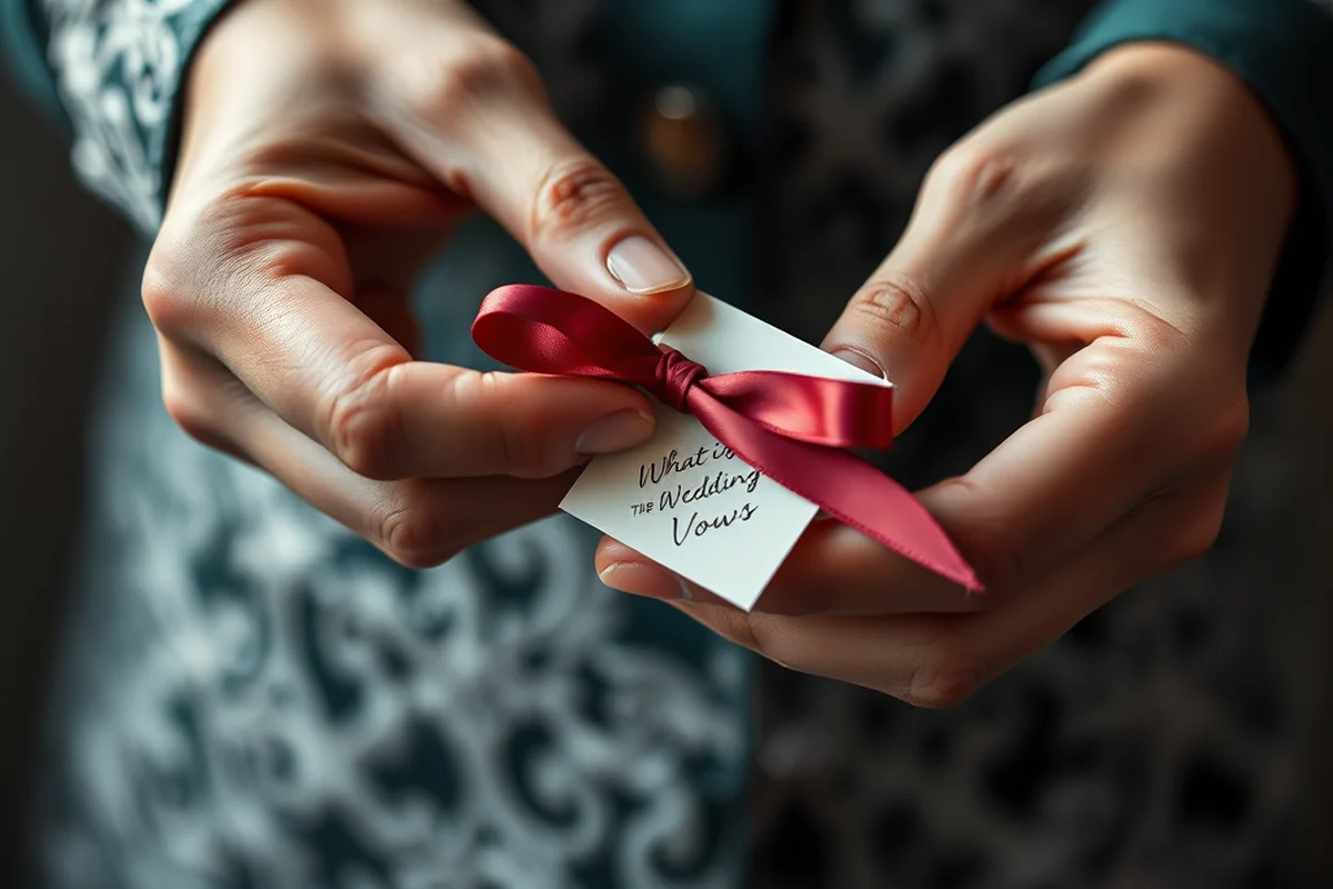 what is the wedding vows — What Is The Wedding Vows (step by step)