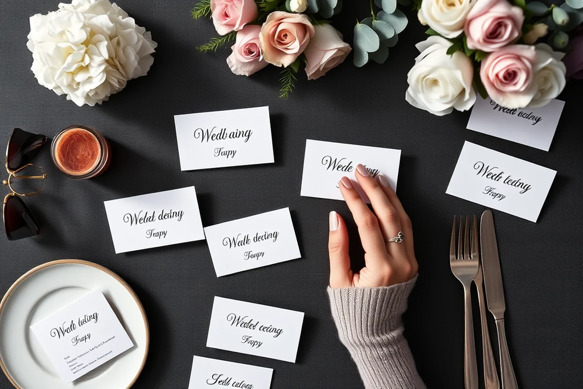 what is wedding place cards — What Is Wedding Place Cards (the finished result)