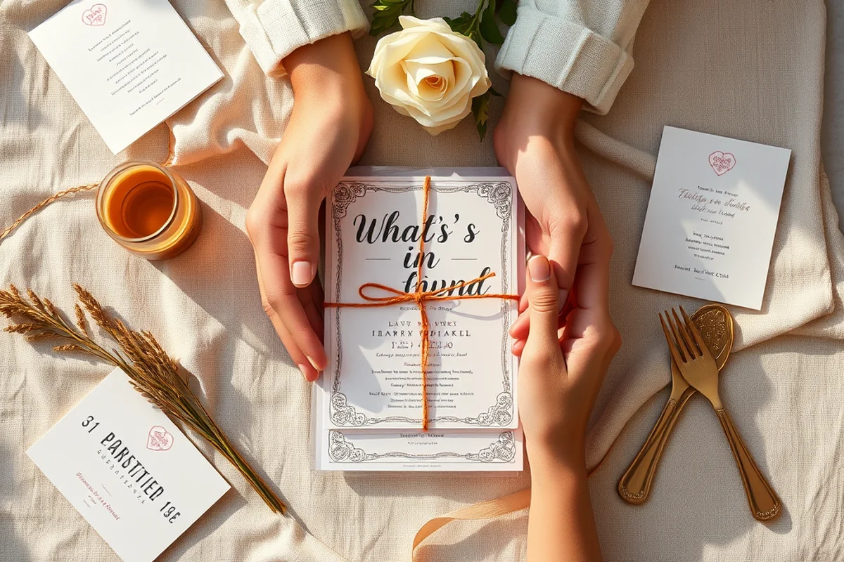 what's in wedding invitations — What'S In Wedding Invitations (the finished result)