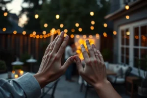 Outdoor Wedding String Lights