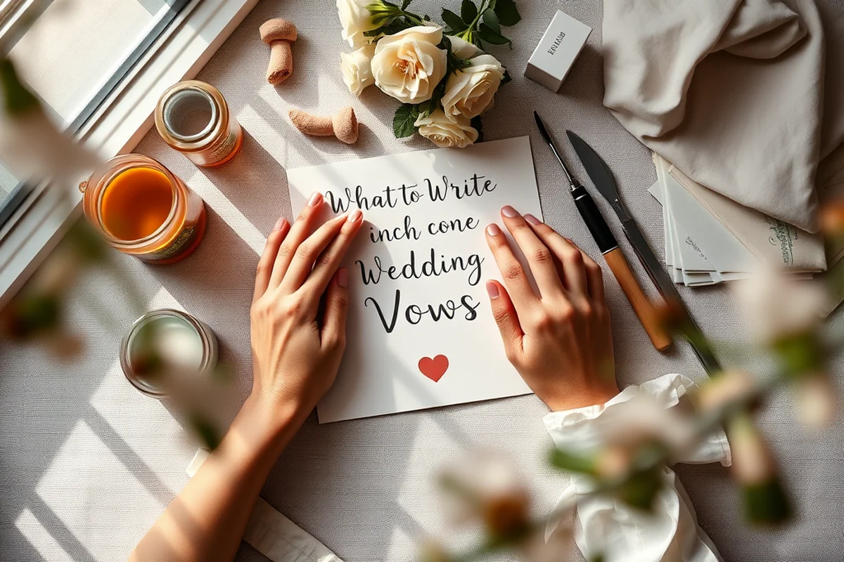 what to write in wedding vows — What To Write In Wedding Vows (the finished result)