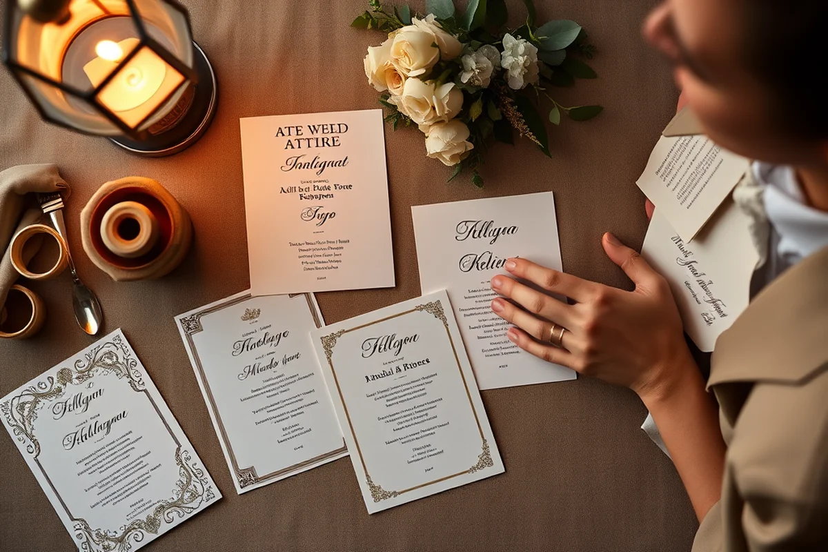 what wedding attire — What Wedding Attire (the finished result)